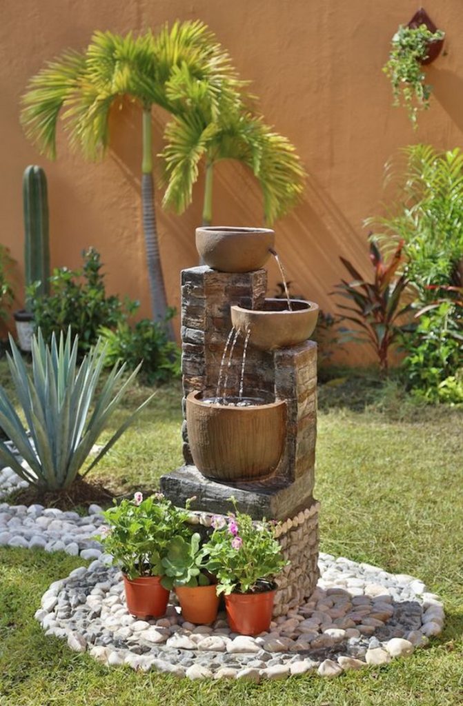 decorar con guijarros jardin 10