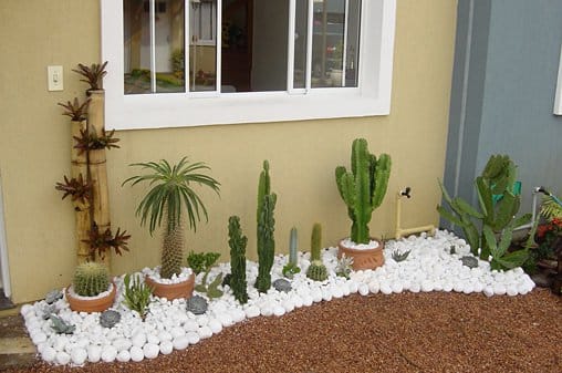 decorar con guijarros jardin 13