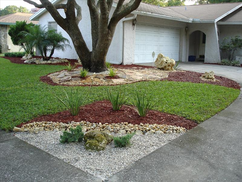 decorar con guijarros jardin 17