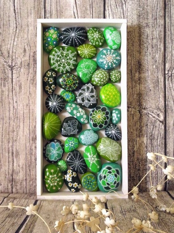 decorar con guijarros y rocas 6