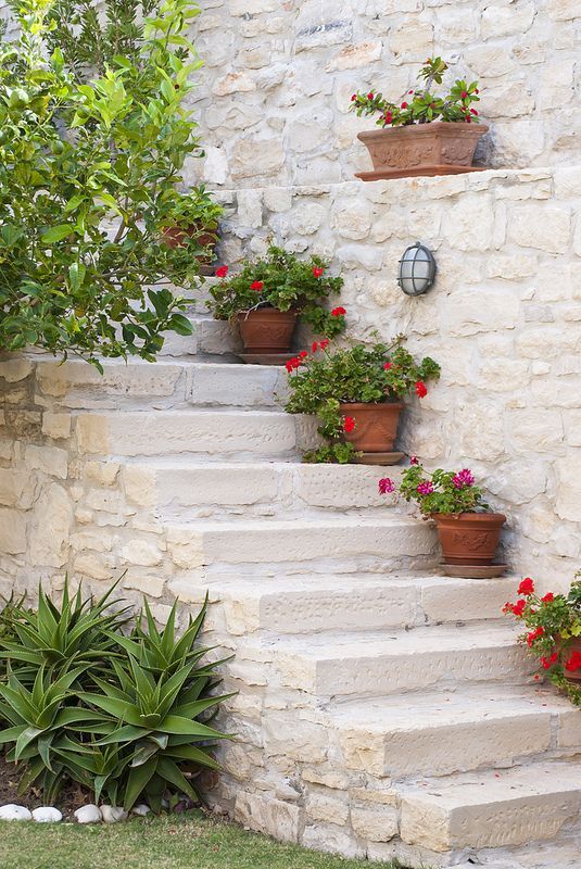 decorar escaleras con plantas 7