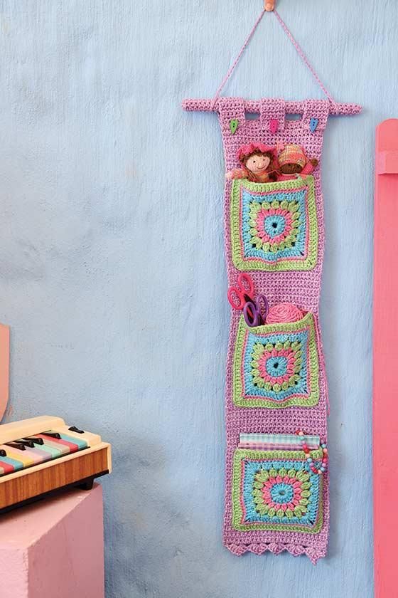 decorar la pared con crochet 10