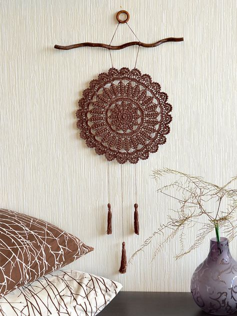 decorar la pared con crochet 8