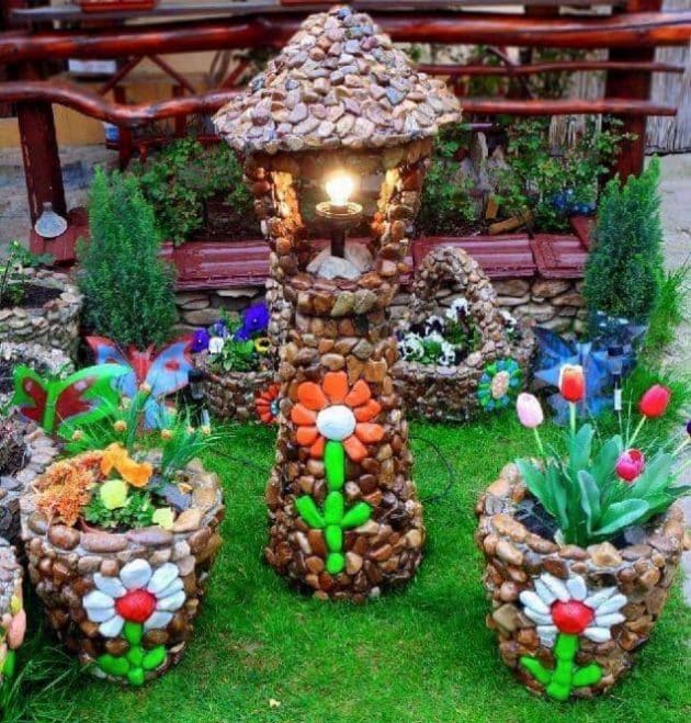 20+ Hermosas Ideas para Decorar tu Jardín con Piedras