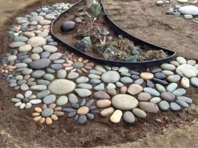 decorar tu jardin con piedras 16