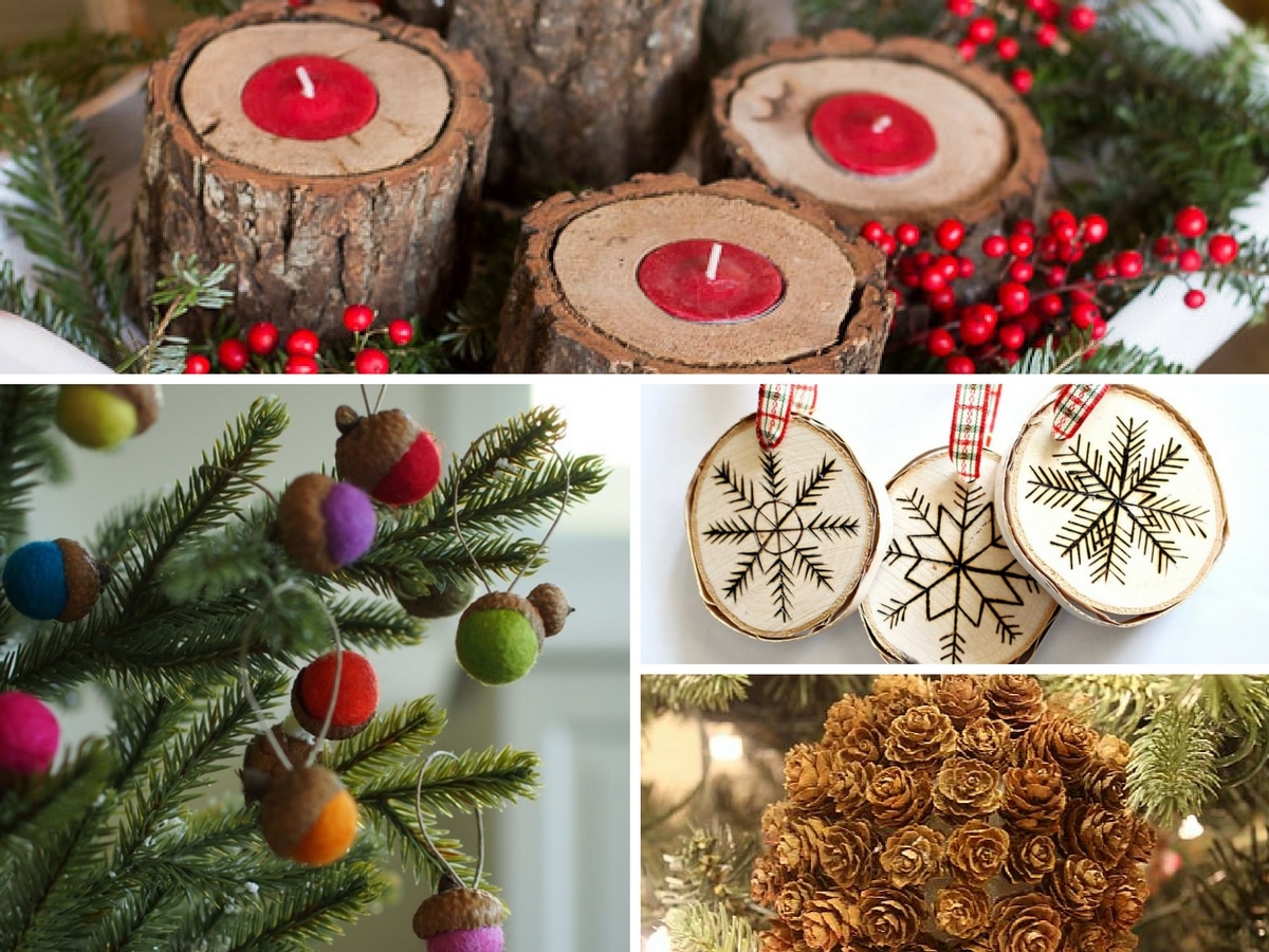 diy adornos navidad rusticos