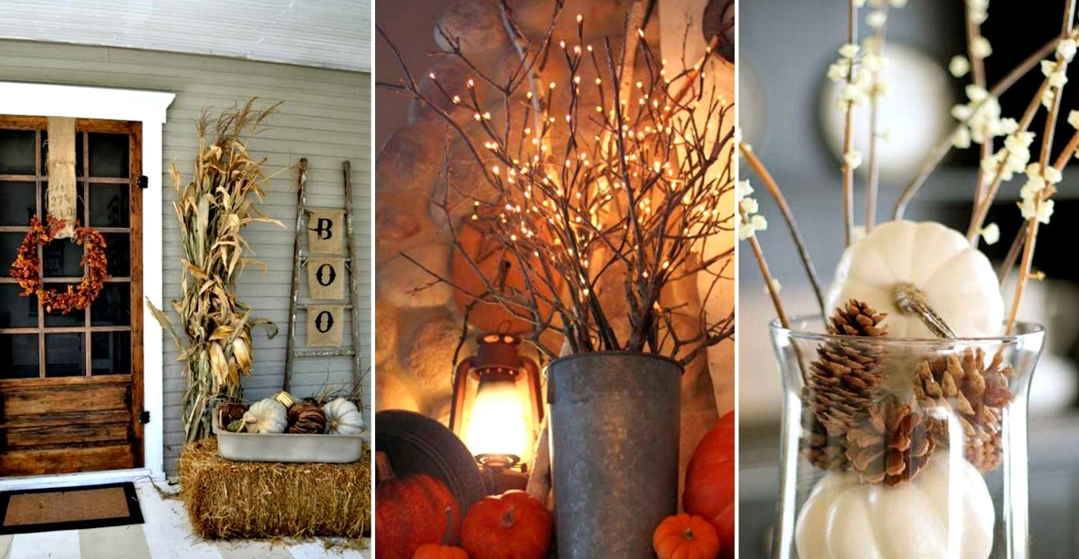 20+ Estupendas Decoraciones de Otoño para Tu Hogar | Casa Y Jardin