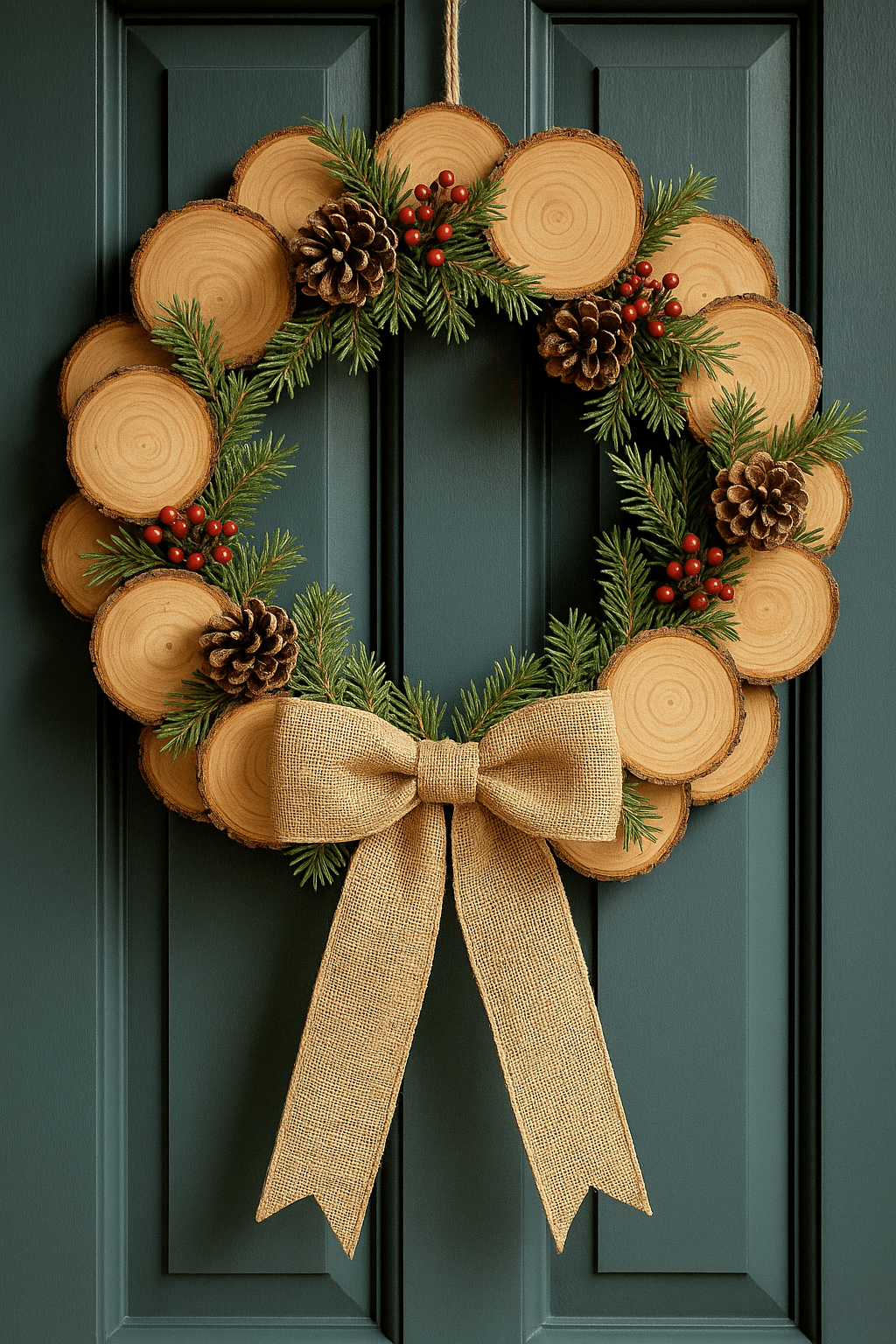diy decoraciones navidenas naturales 1