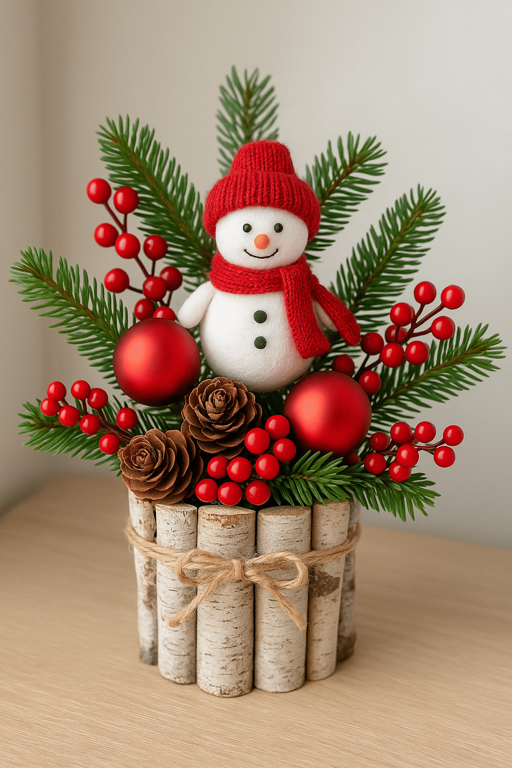 diy decoraciones navidenas naturales 3
