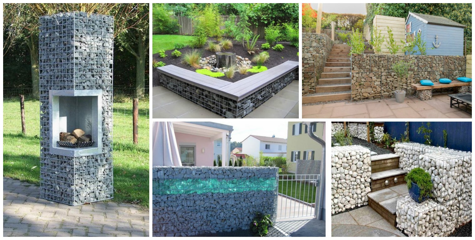 diy gabion ideas