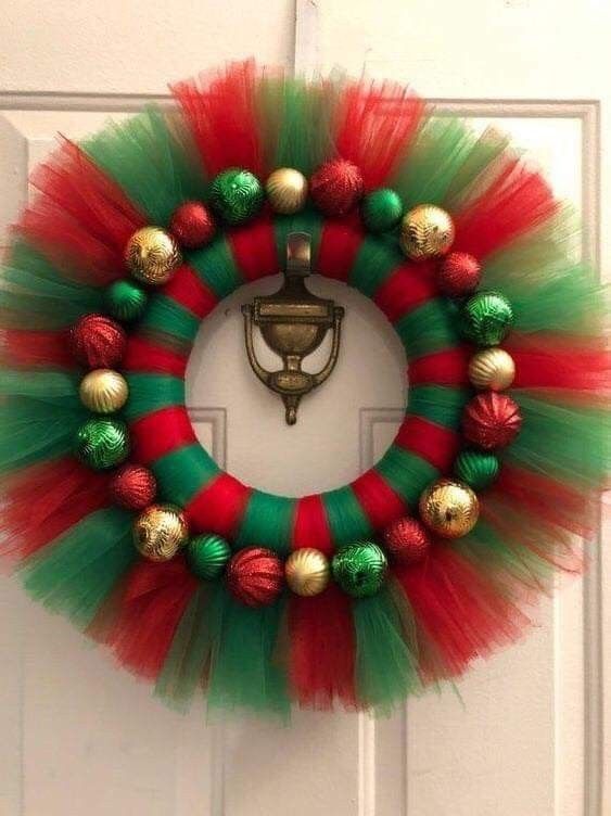 diy una maravillosa corona de navidad 4