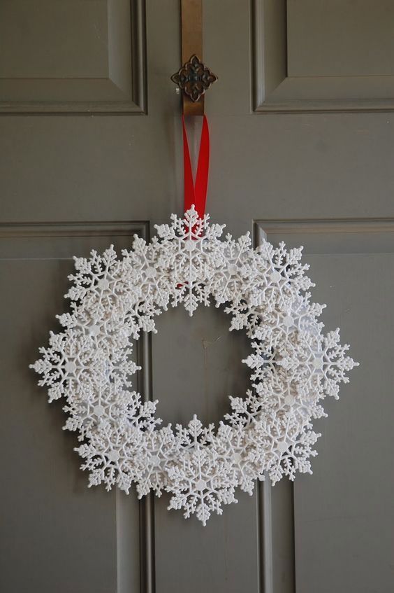 diy una maravillosa corona de navidad 5