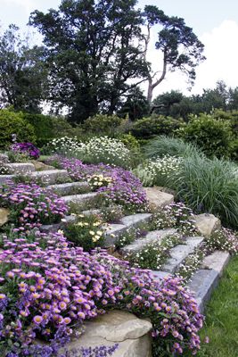escaleras con piedras para decoracion de jardin 12