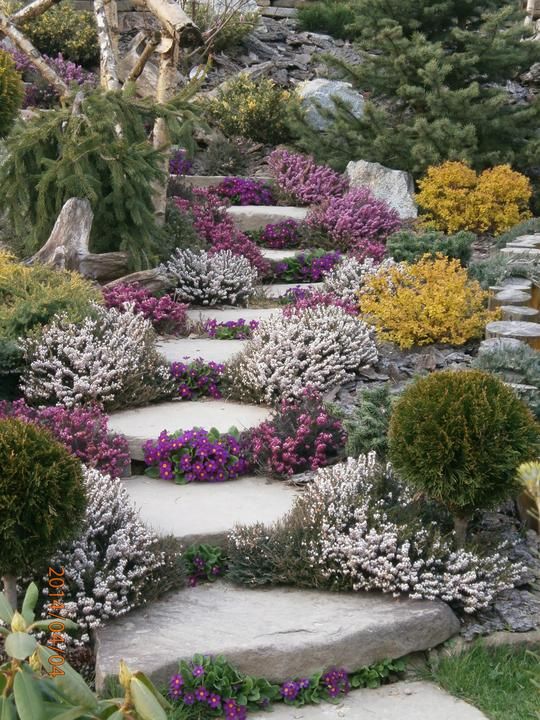 escaleras con piedras para decoracion de jardin 6