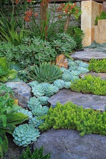 escaleras con piedras para decoracion de jardin 8