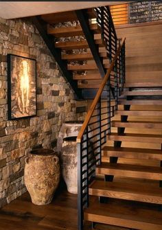 escaleras de madera para interiores 2