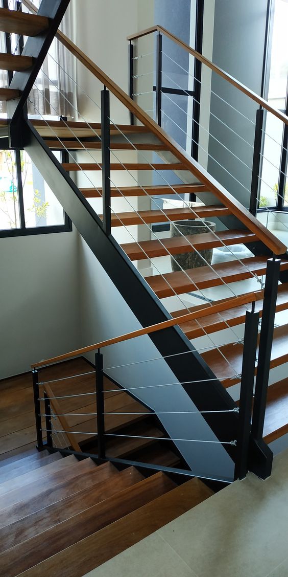 escaleras de madera para interiores 5
