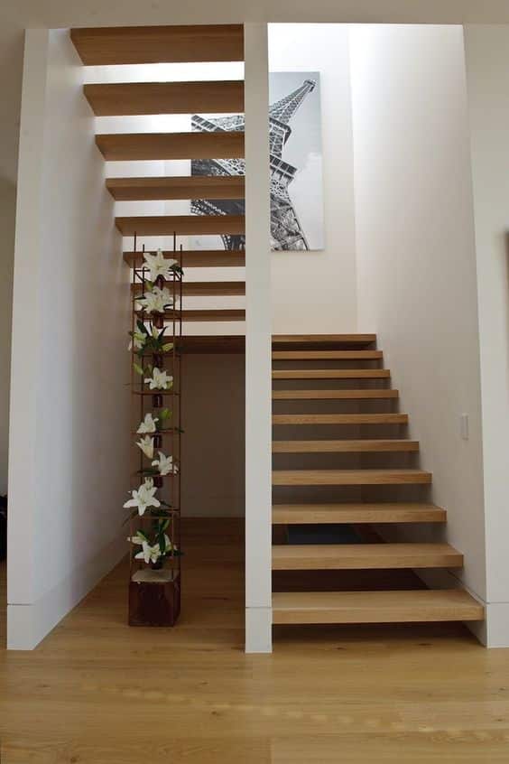 escaleras de madera para interiores 7