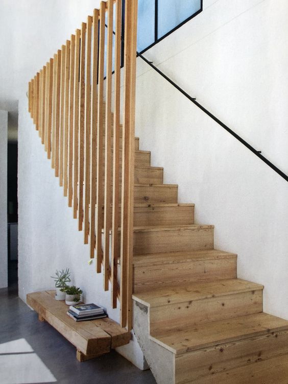 escaleras de madera para interiores 8