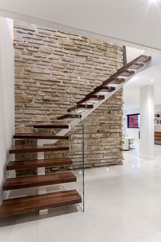 escaleras de madera para interiores
