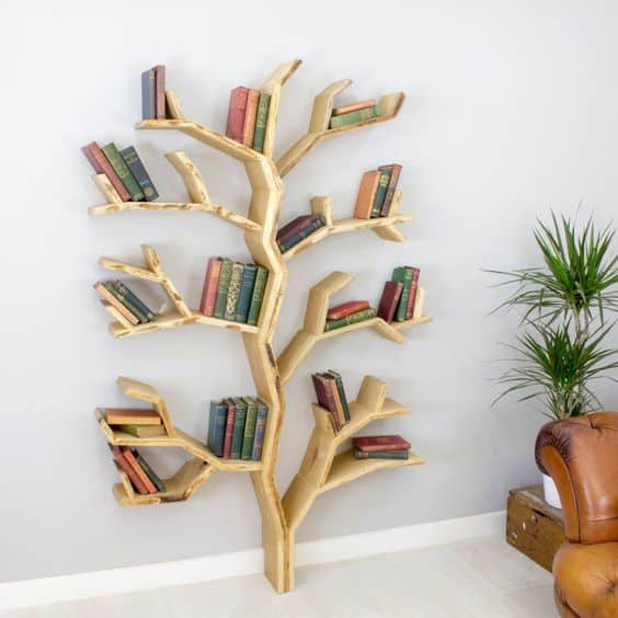 estanteria de arbol para libros 1