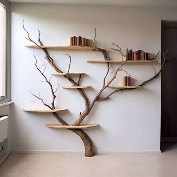 estanteria de arbol para libros 3