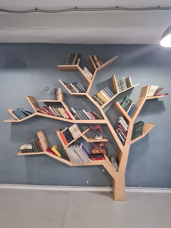 estanteria de arbol para libros 4