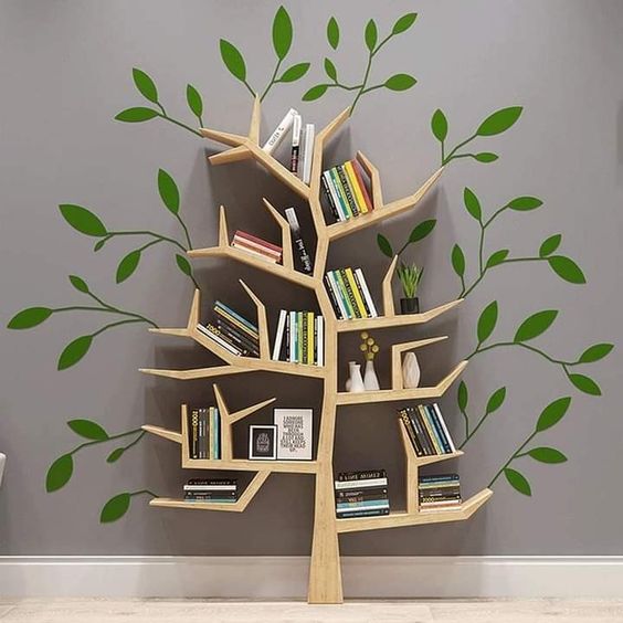 estanteria de arbol para libros 5