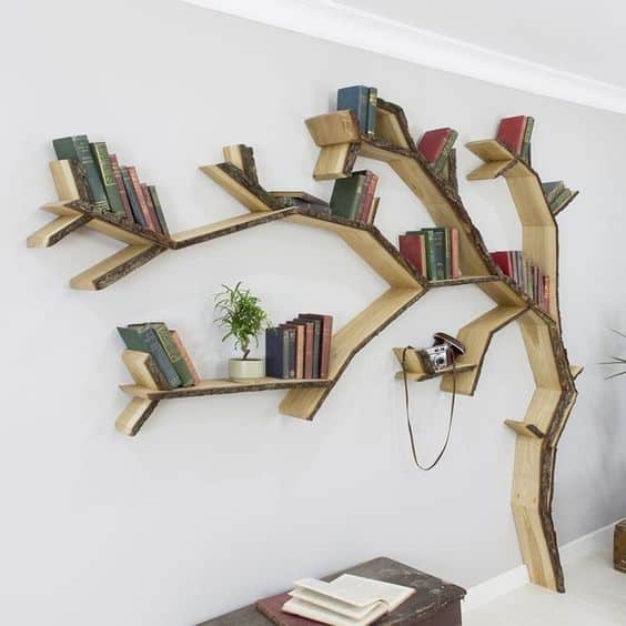 estanteria de arbol para libros 6