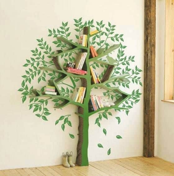 estanteria de arbol para libros 7