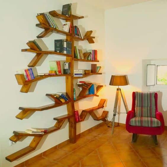 estanteria de arbol para libros 9