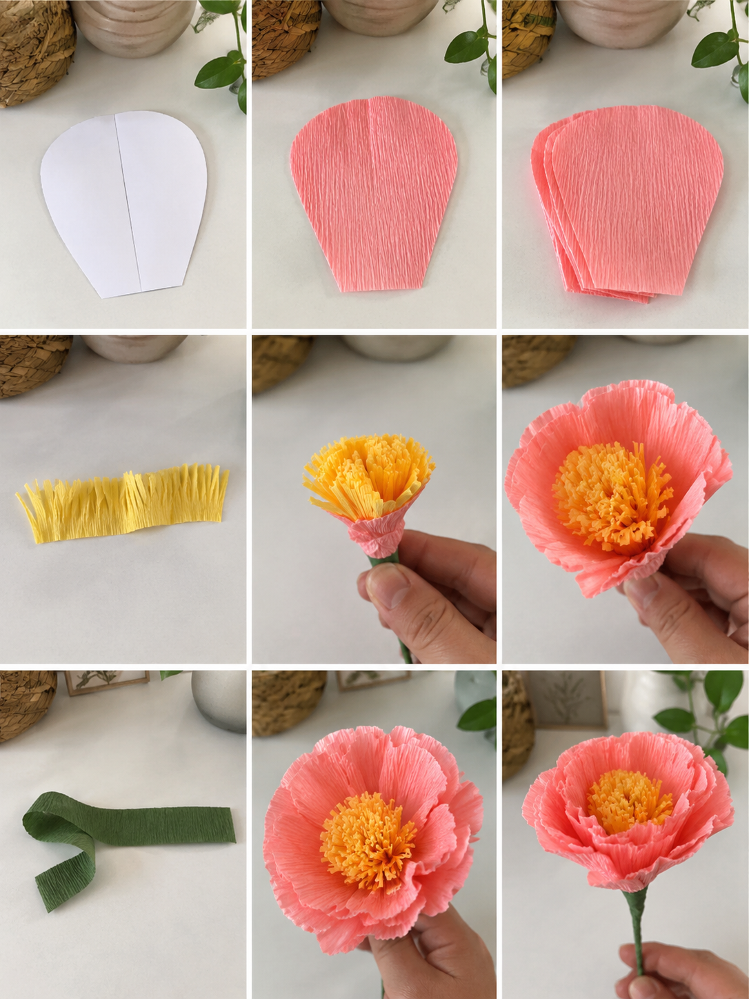Flores de papel crepé muy fáciles de hacer Flores de papel crepé muy fáciles de hacer flores de papel crepe muy faciles de hacer 1