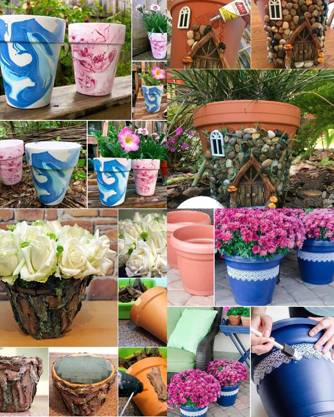 formas geniales de decorar tus macetas