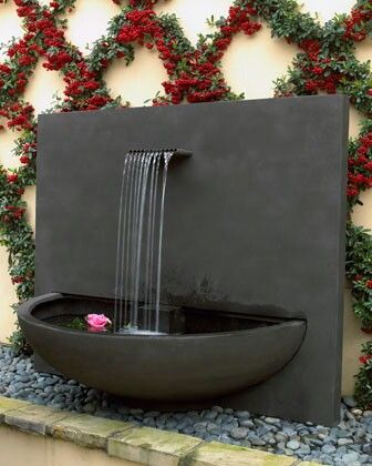 fuente de pared para decorar tu jardin 12