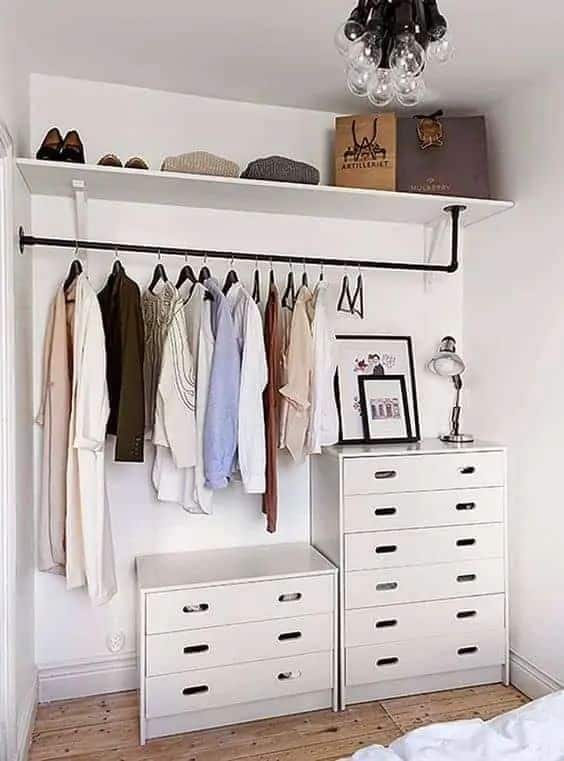 hacer un bonito closet sin gastar mucho dinero 3