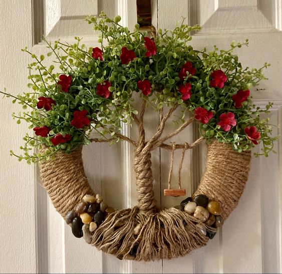 hermosas ideas arboles de la vida rusticos 4