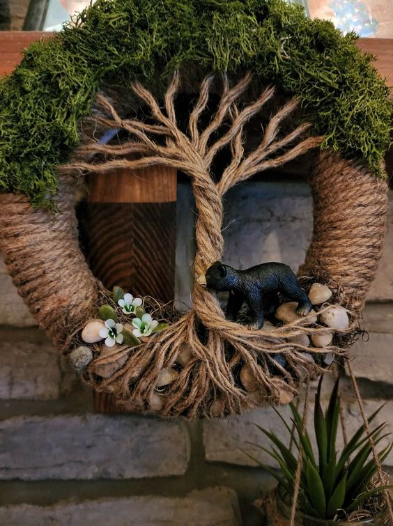 hermosas ideas arboles de la vida rusticos 8