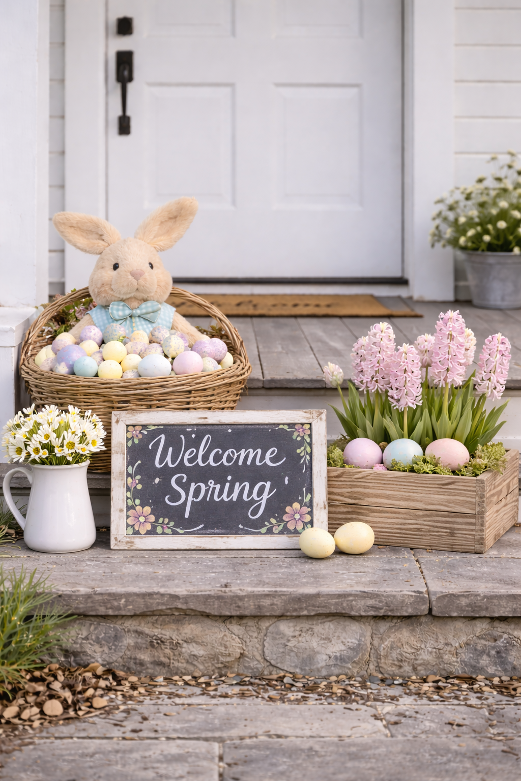 Ideas adorables para decorar el porche en primavera durante la Pascua Ideas adorables para decorar el porche en primavera durante la Pascua ideas adorables para decorar el porche en primavera durante la pascua 3