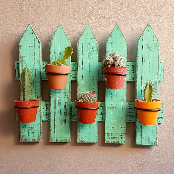 ideas adornos con plantas para la pared 1