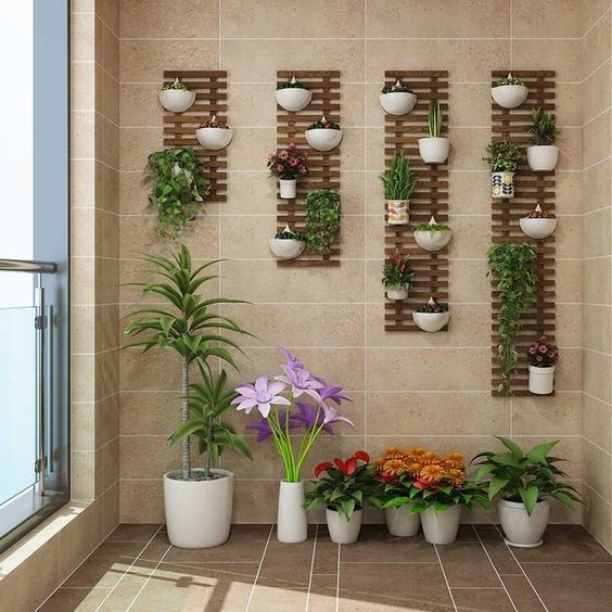 ideas adornos con plantas para la pared 7
