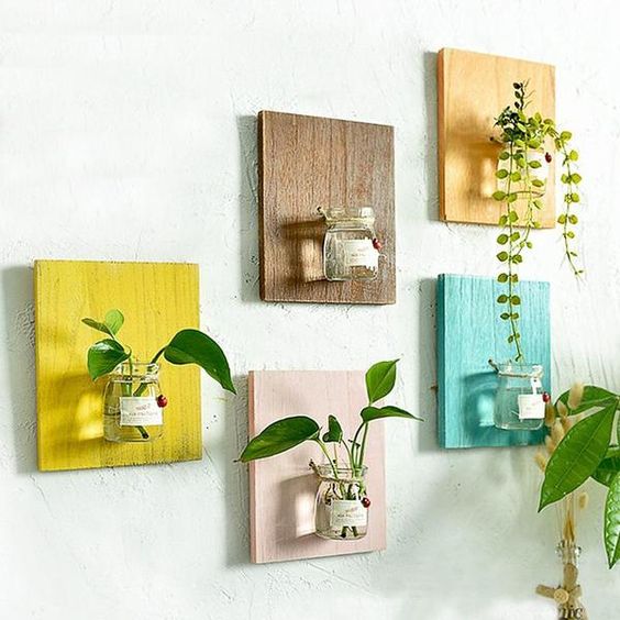 ideas adornos con plantas para la pared 9