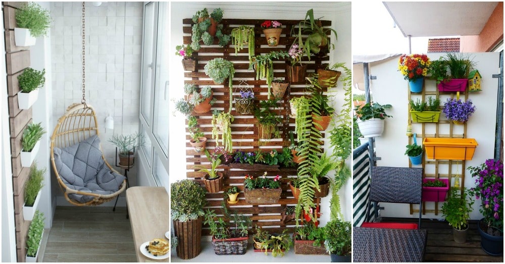 ideas balcones decorados con plantadores