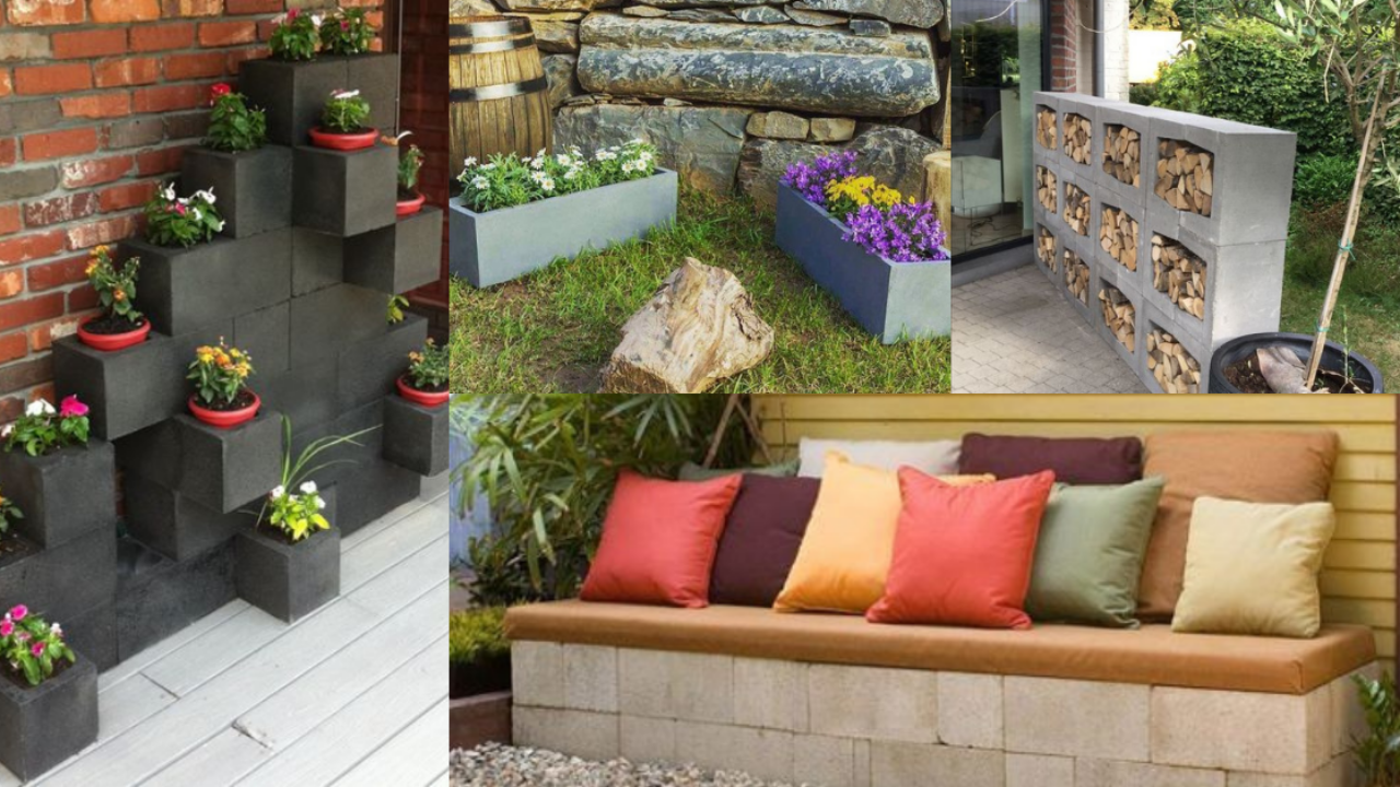 Más de 15 ideas fantásticas bloques cemento para la de jardines | Y Jardin