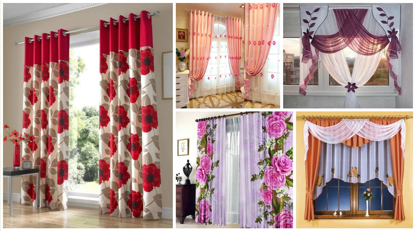 ideas cortinas florales