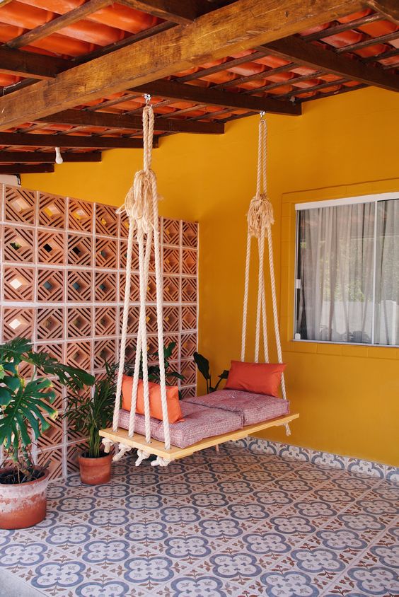 ideas creativas de columpios para el jardin 4