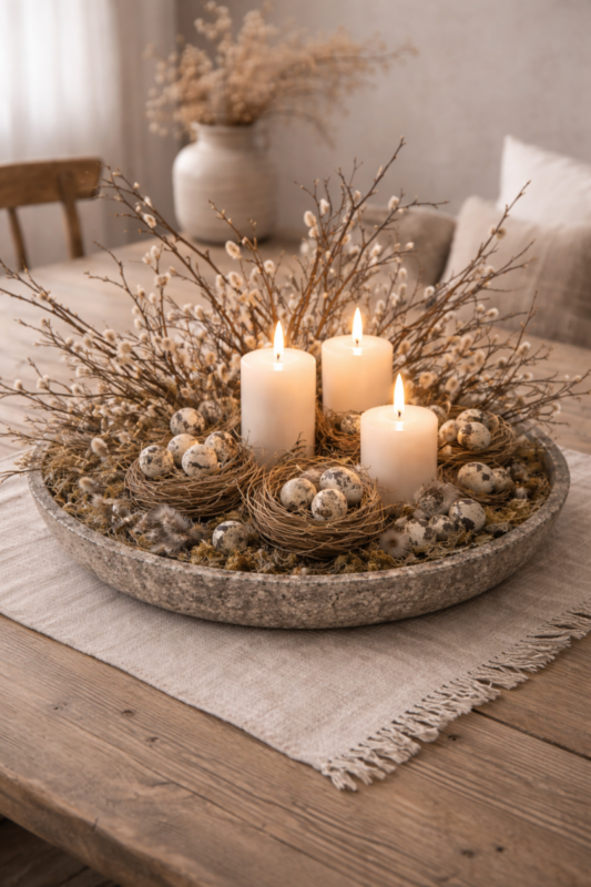 Ideas creativas para decorar bandejas de Pascua: composiciones elegantes y llenas de primavera ideas creativas para decorar bandejas de pascua 6 scaled