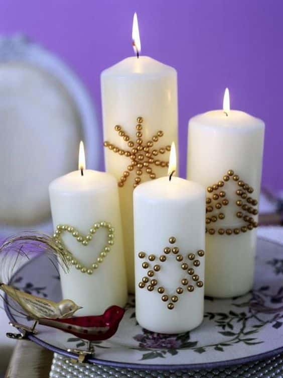 ideas creativas para decorar velas 1