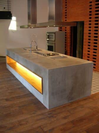 ideas de cocina de cemento 10