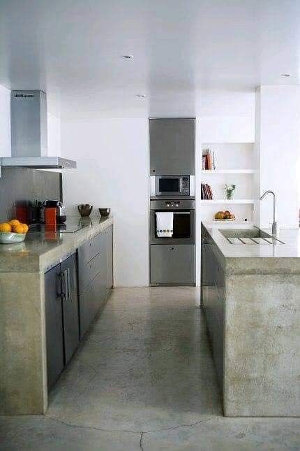 ideas de cocina de cemento 12