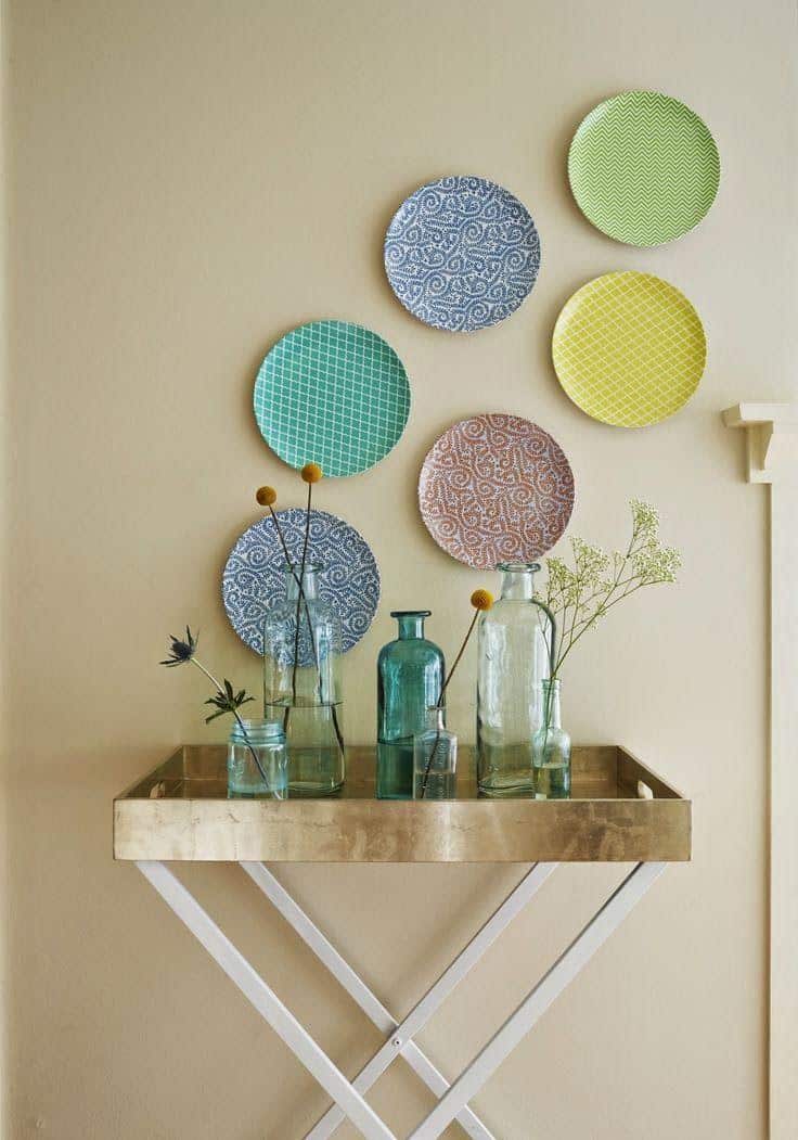 ideas de decoracion con platos 3